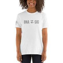 Load image into Gallery viewer, "BNA to Gig and back" Short-Sleeve Unisex T-Shirt