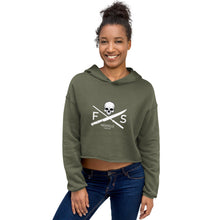 Load image into Gallery viewer, Knife and Steel ladies Crop Hoodie