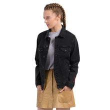 Load image into Gallery viewer, Knives out Unisex denim jacket
