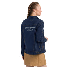Load image into Gallery viewer, &quot;Die With Memories&quot; Unisex denim jacket
