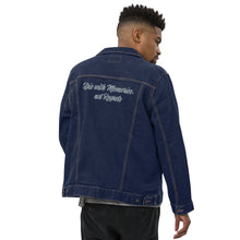Load image into Gallery viewer, &quot;Die With Memories&quot; Unisex denim jacket
