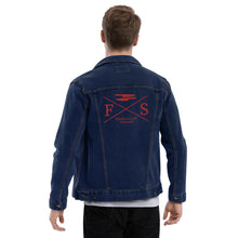 Load image into Gallery viewer, Knives out Unisex denim jacket
