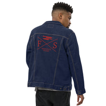 Load image into Gallery viewer, Knives out Unisex denim jacket
