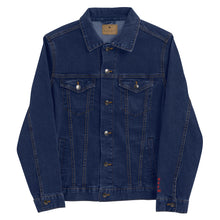Load image into Gallery viewer, Knives out Unisex denim jacket
