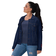 Load image into Gallery viewer, Knives out Unisex denim jacket
