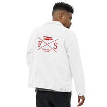 Load image into Gallery viewer, Knives out Unisex denim jacket
