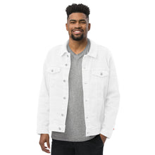 Load image into Gallery viewer, Knives out Unisex denim jacket
