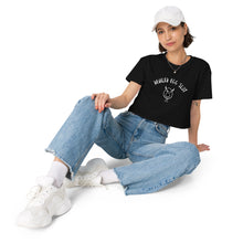 Load image into Gallery viewer, Deviled Egg Slut Women’s crop top
