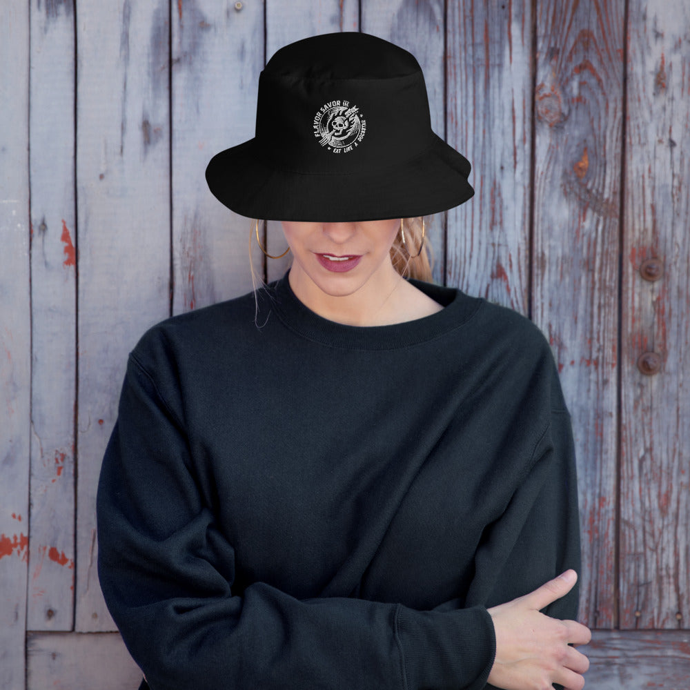 Black FS Logo Bucket Hat