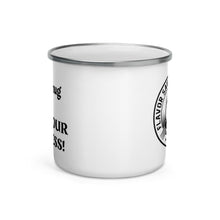 Load image into Gallery viewer, &quot;Mind Your Business&quot; Enamel Mug
