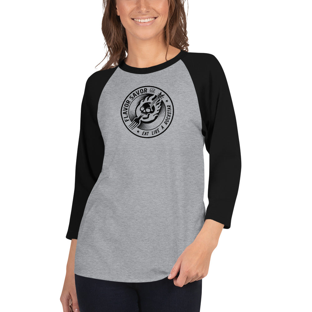 3/4 sleeve Ladies Baseball Shirt